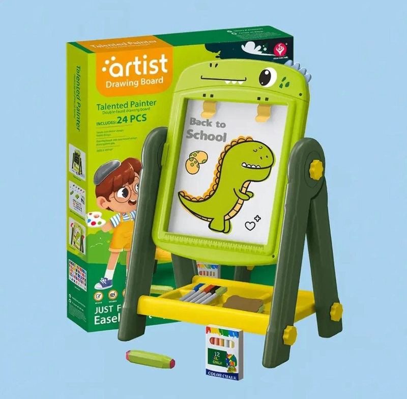 PIZARRA DOBLE ARTISTA INFANTIL MAGNETICA PARA NIÑOS - 1