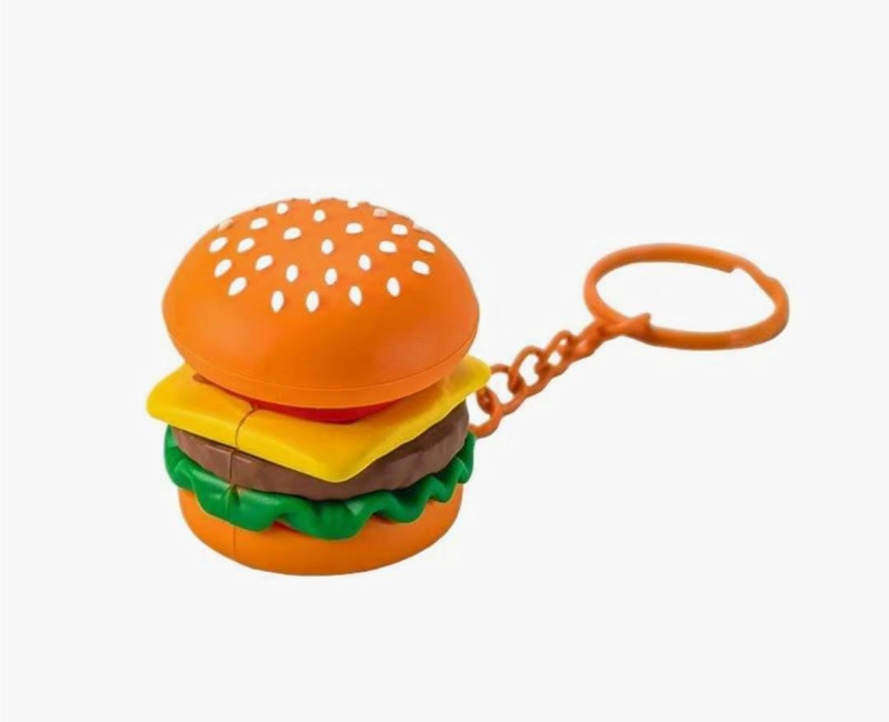 LLAVERO COLGANTE DIVERTIDO SQUISHY COMIDA - 2