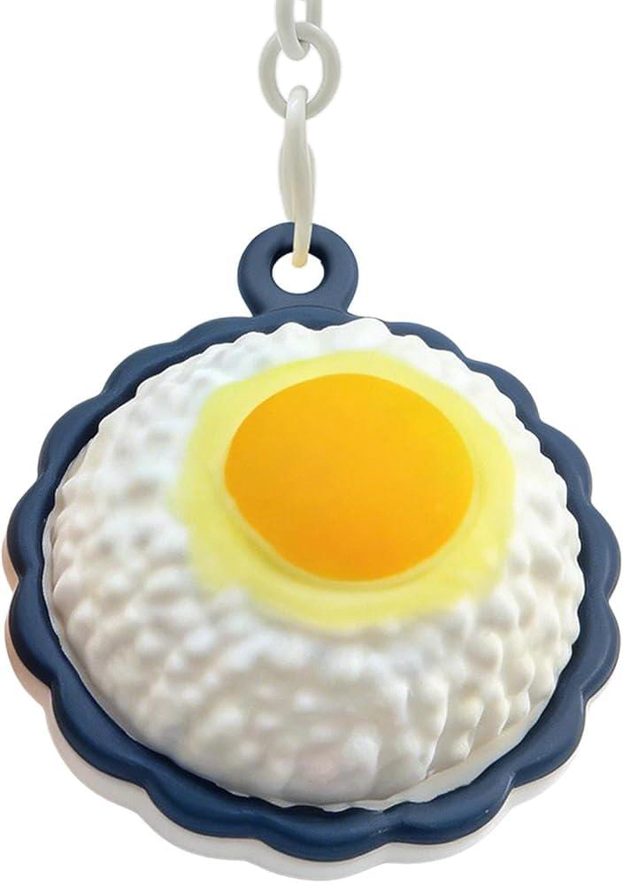 LLAVERO COLGANTE DIVERTIDO SQUISHY COMIDA - 4