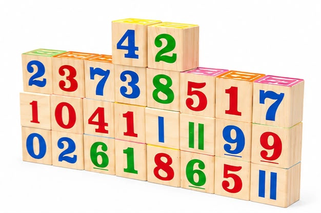26 PIEZAS CUBO DE MADERA JUEGO APRENDIZAJE PARA BEBE NIÑOS - 3