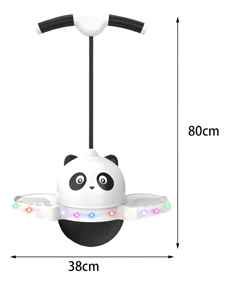 PELOTA SALTARINA BOLA PARA NIÑOS CON AGARRE Y LUCES - 4