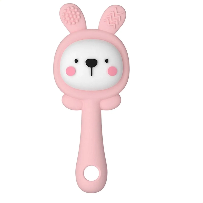 MORDEDOR BEBE SILICONA TEXTURAS ALIVIO DENTINCION - 1