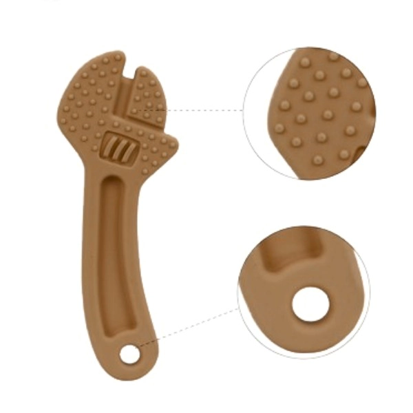 MORDEDOR BEBE SILICONA FORMA  HERRAMIENTA DENTINCION - 2