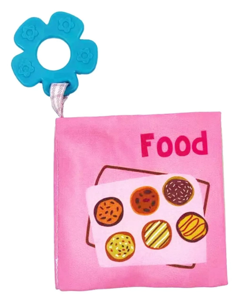 LIBRO DE TELA EDUCATIVO COMIDA FRUTAS PARA BEBE - 1