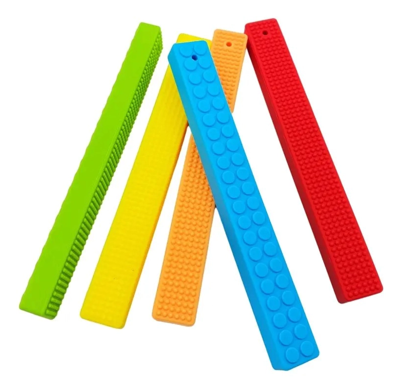JUGUETE SENSORIAL BARRA  SILICONA FLEXIBLE ANTIESTRES - 2