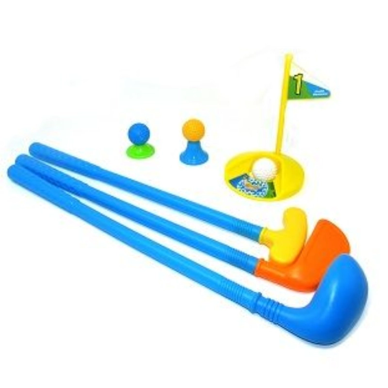 SET GOLF NIÑOS PALOS PELOTAS JUGUETE DEPORTE PORTATIL - 3