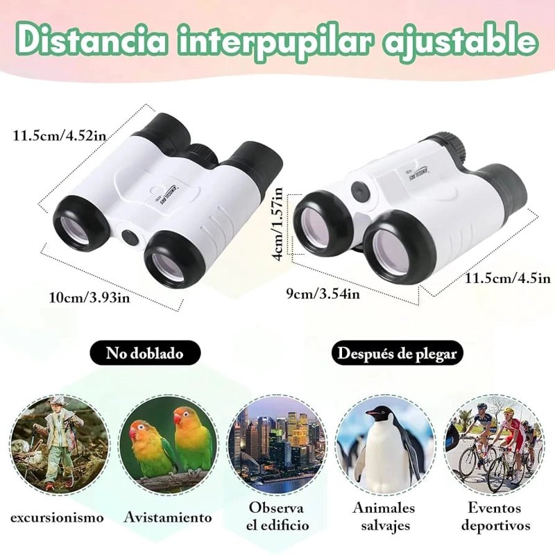 BINOCULARES PRISMATICOS NIÑOS JUGUETE EXPLORAR - 2