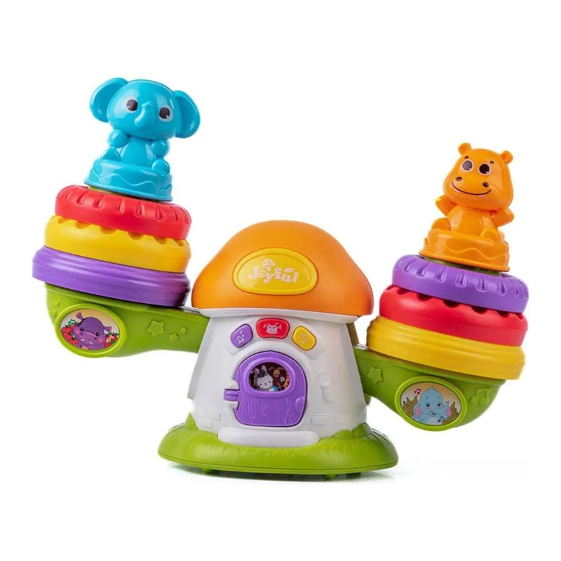 JUGUETE APILABLE  ANILLOS BALANCIN MUSICAL BEBE - 1