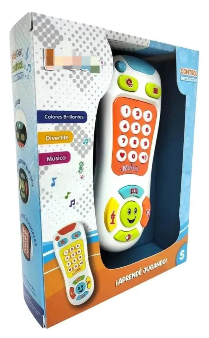 CONTROL REMOTO JUGUETE INTERACTIVO MUSICAL EDUCATIVO - 1