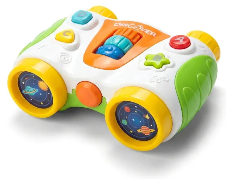 BINOCULARES JUGUETE BEBE EDUCATIVO MUSICAL INTERACTIVO - 1