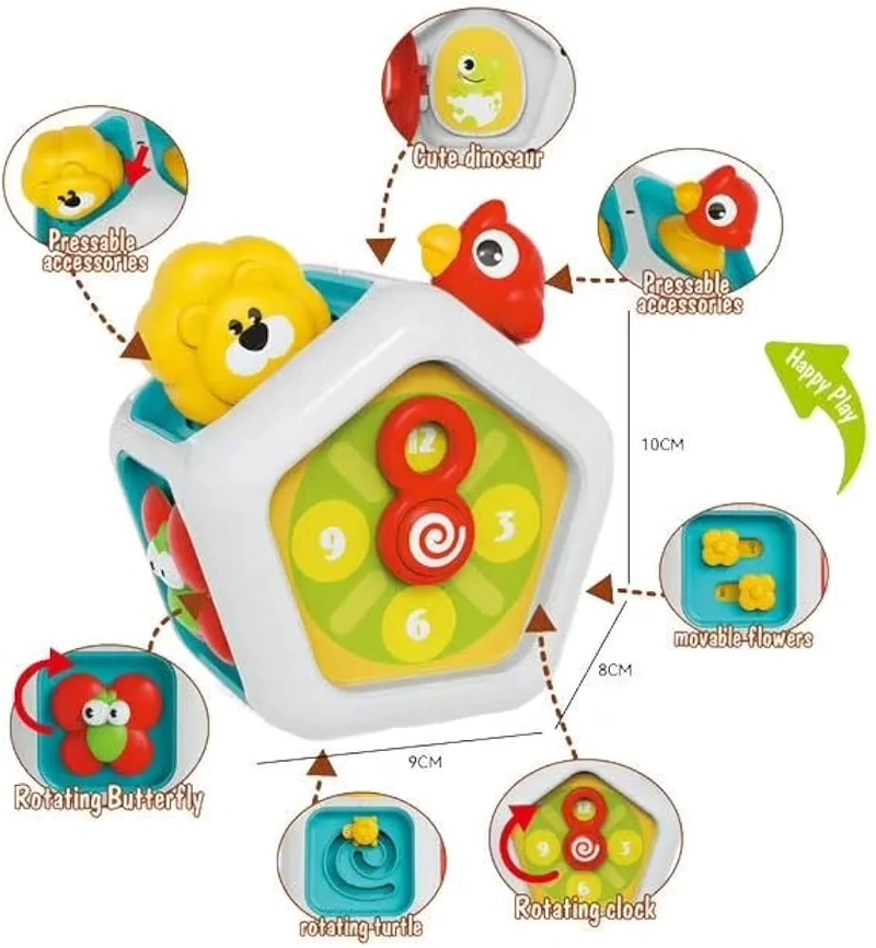 CUBO DE ACTIVIDADES  JUGUETE EDUCATIVO MULTIJUEGOS - 3