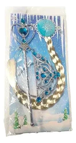 SET ACCESORIOS VARITA  TRENZA NIÑAS - 2