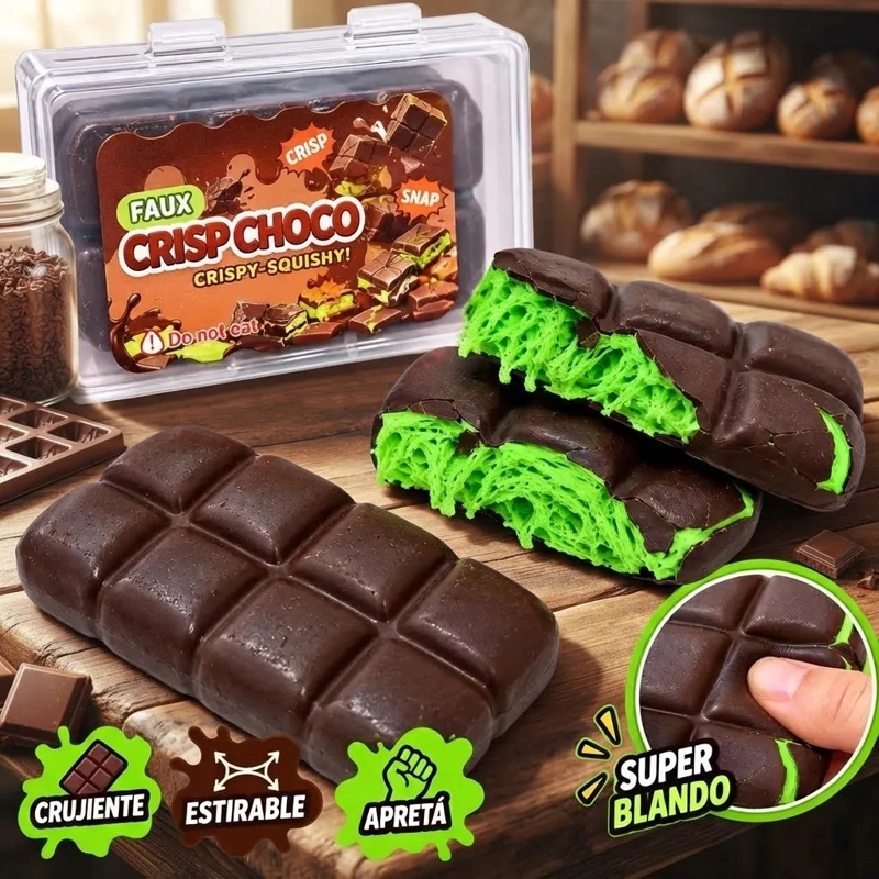 JUGUETE CHOCOLATE FLEXIBLE ANTIESTRES - 3