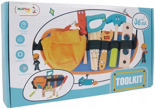 KIT CINTURON DE HERRAMIENTAS DE CONSTRUCCION  PARA NIÑOS - 1