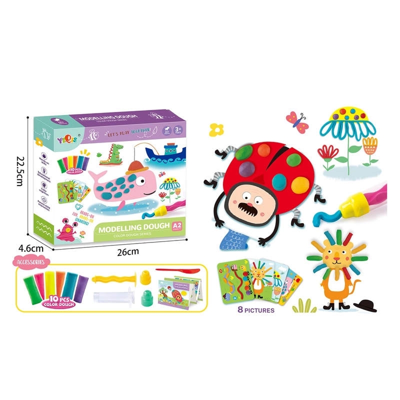 PLASTILINA SET COLORES  MASA MODELAR NIÑOS - 2