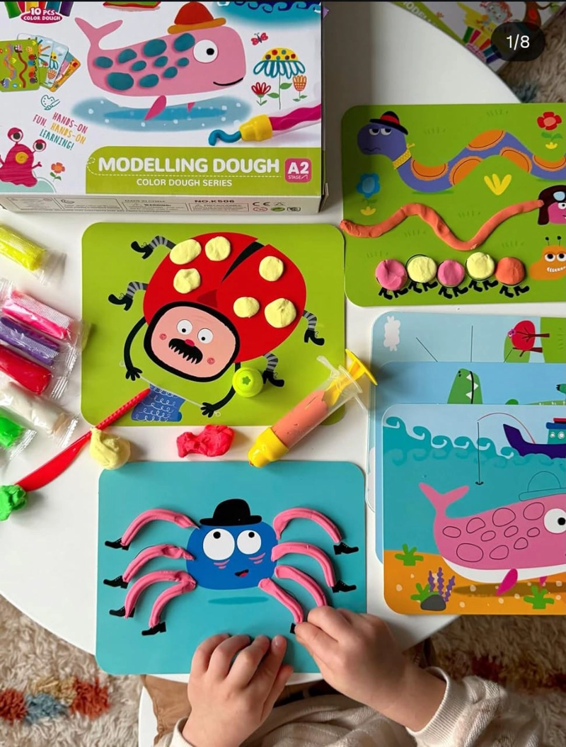 PLASTILINA SET COLORES  MASA MODELAR NIÑOS - 3