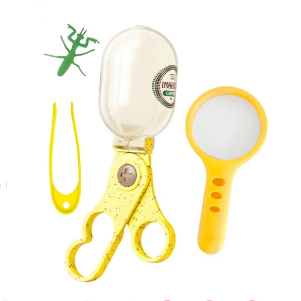 KIT EXPLORADOR NIÑOS  LUPA PINZAS AVENTURA - 1