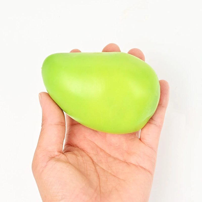 JUGUETE BLANDO FRUTO CON FORMA DE MANGO VERDE - 1