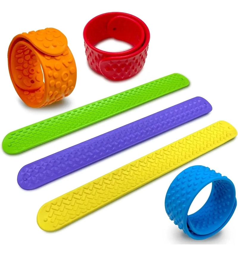 SET PULSERAS ANTIESTRES  SENSORIAL TEXTURIZADAS - 1