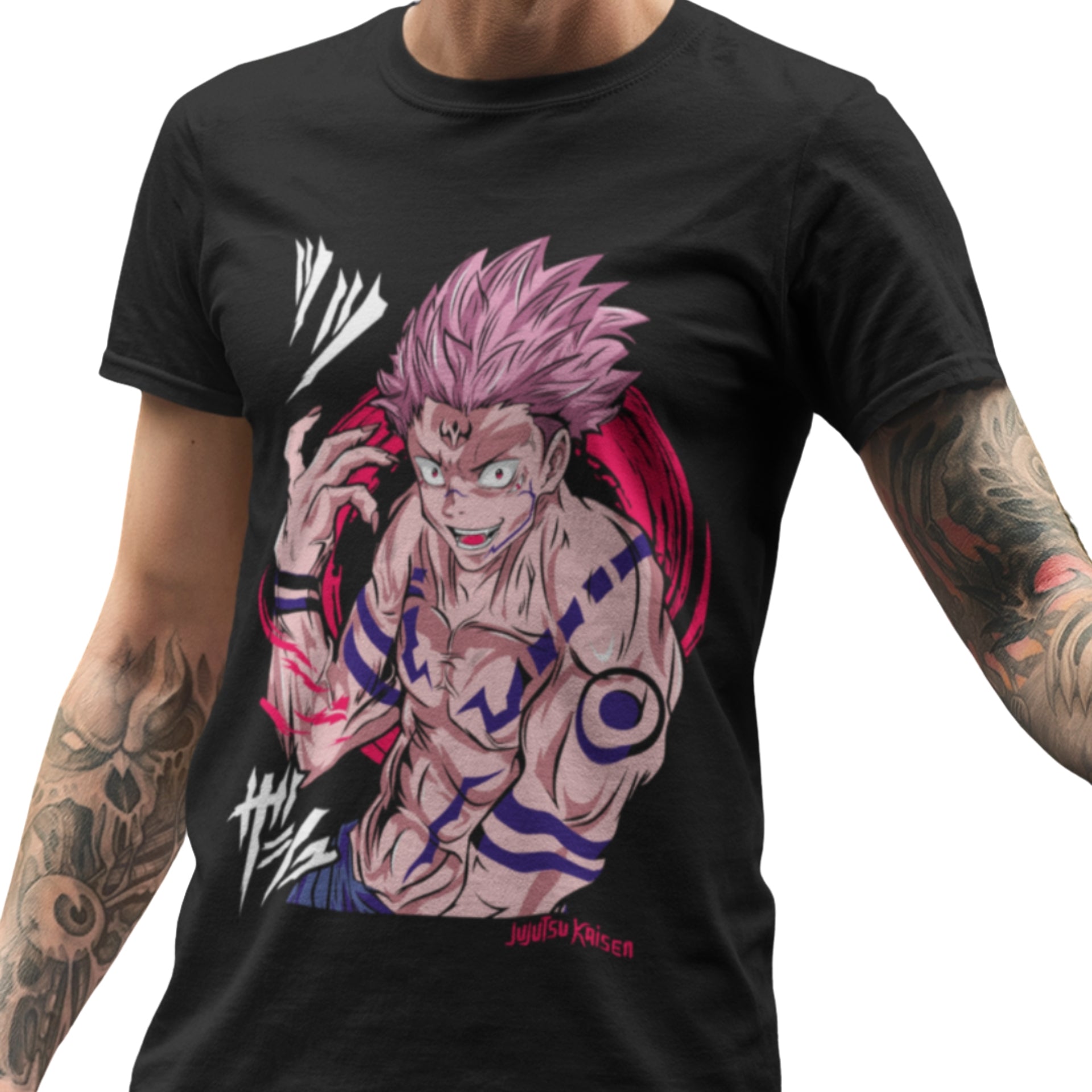 POLERA ANIMÉ JUJUTSU KAISEN: SUKUNA - 1