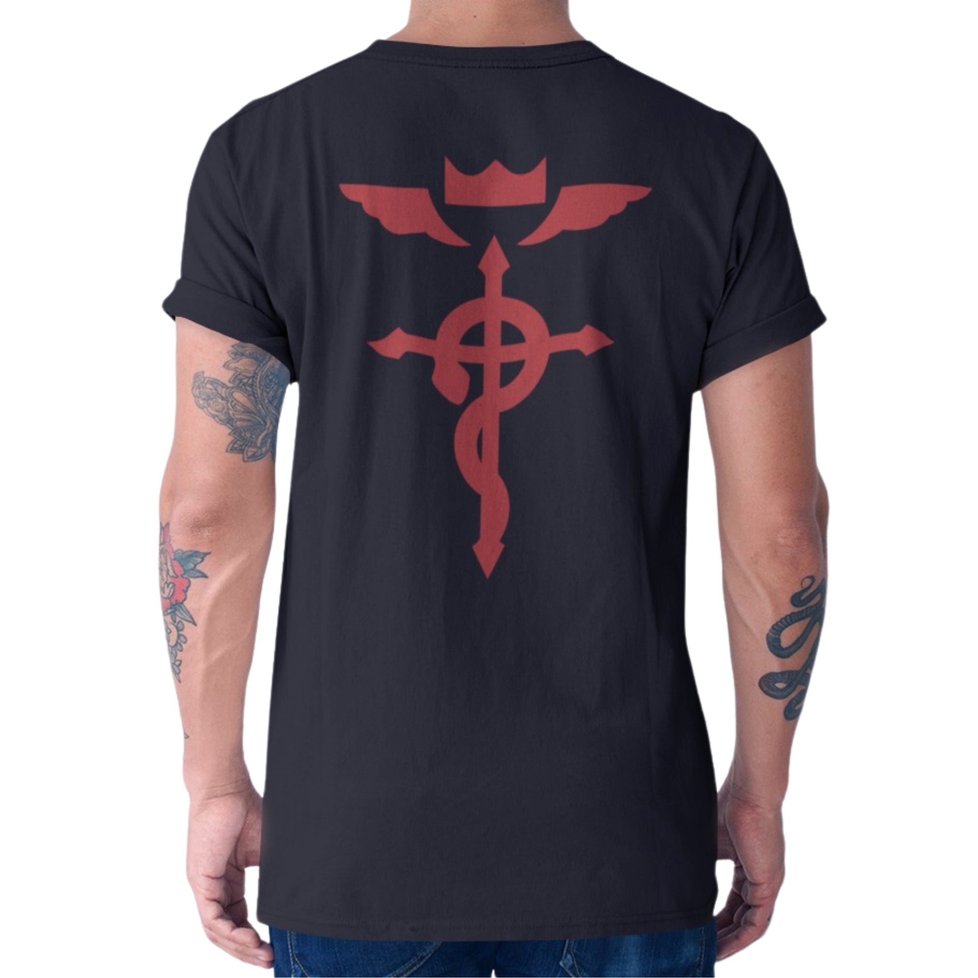 POLERA ANIMÉ FULLMETAL ALCHEMIST: FLAMEL - 1