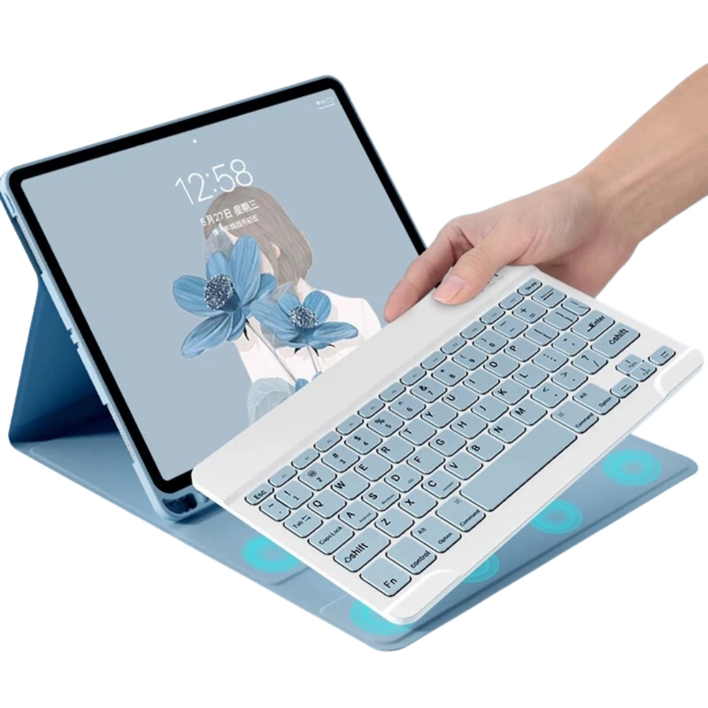 FUNDAS CON TECLADO PARA IPAD 10.2 (7-8-9 GEN) INCLUYE LETRA Ñ - 7