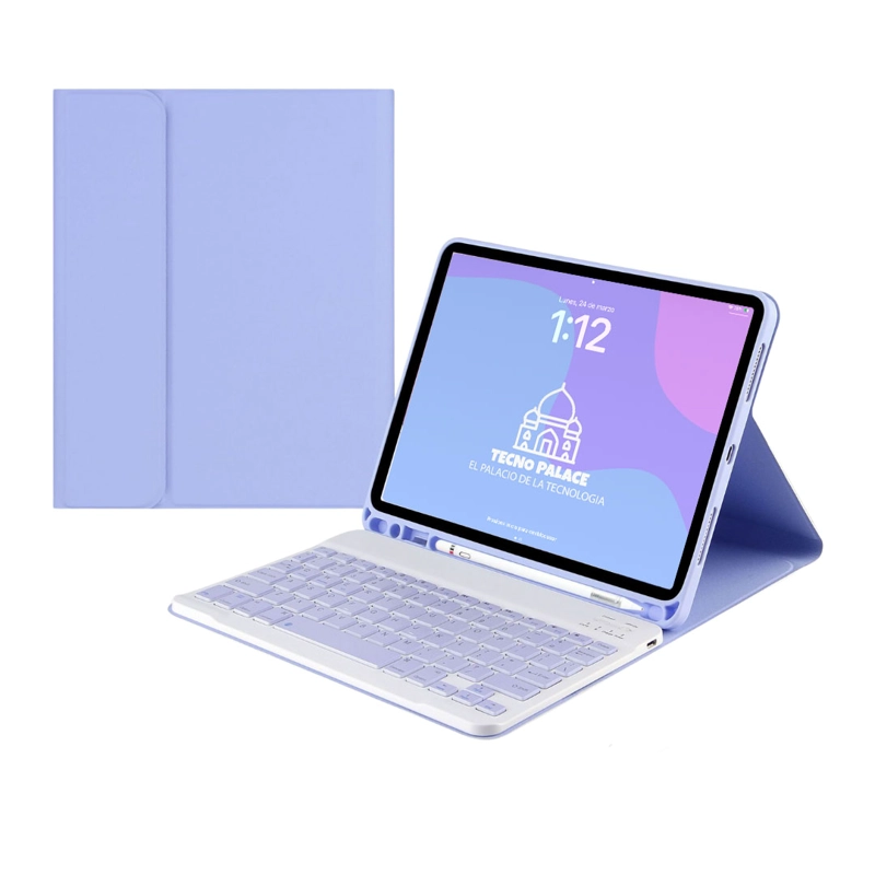 FUNDAS CON TECLADO PARA IPAD AIR 13 M2/M3 - 12.9 INCLUYE LETRA Ñ - 2