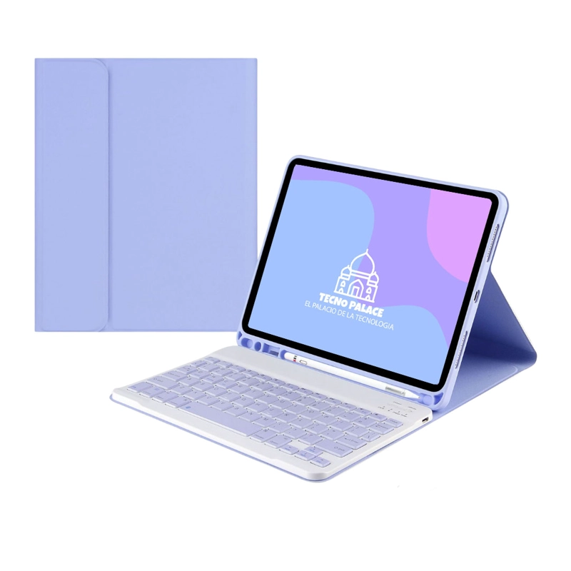 FUNDAS CON TECLADO PARA GALAXY TAB S9FE PLUS / S9 PLUS / S10 PLUS INCLUYE LETRA Ñ - 2