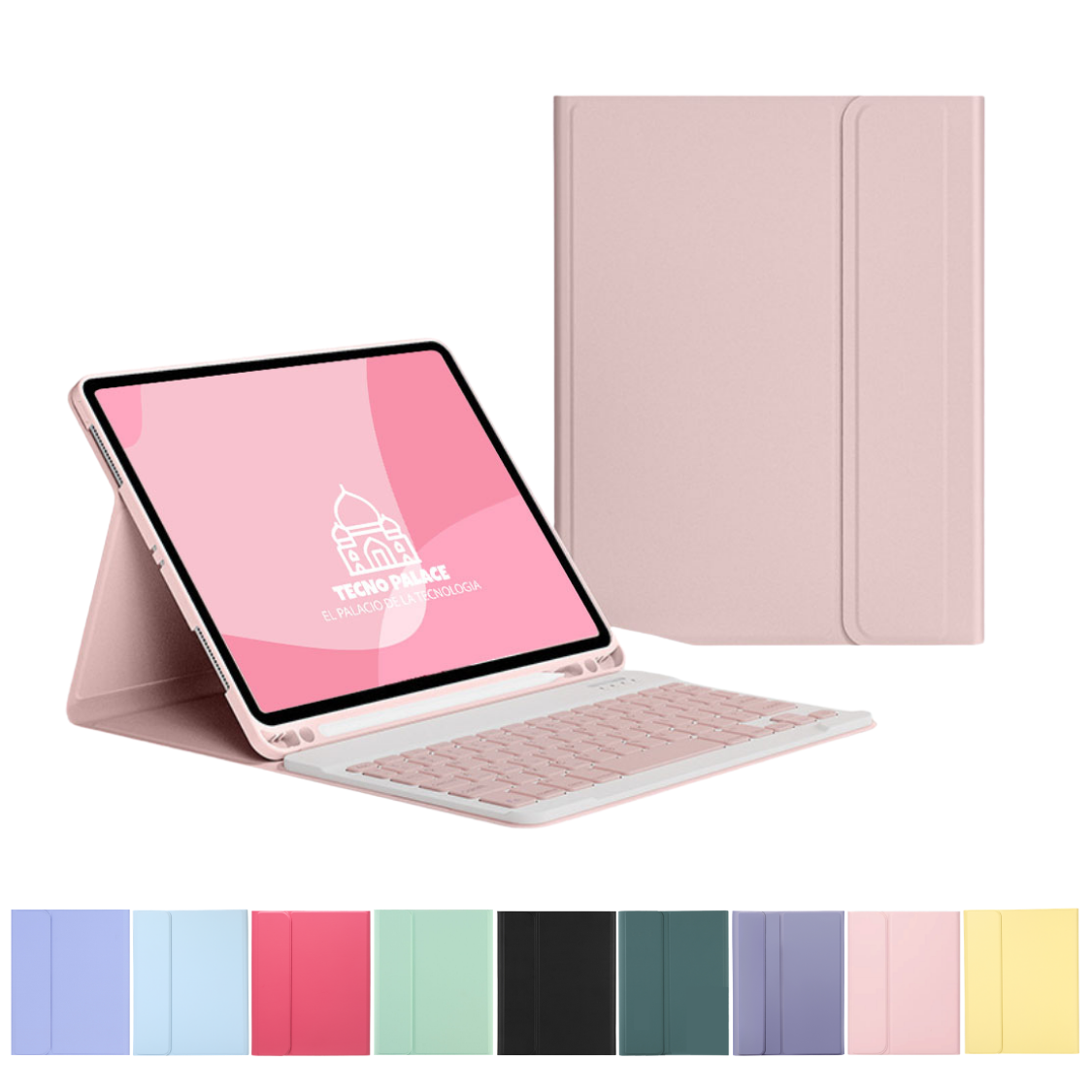 FUNDAS CON TECLADO PARA GALAXY TAB A7 INCLUYE LETRA Ñ - 1
