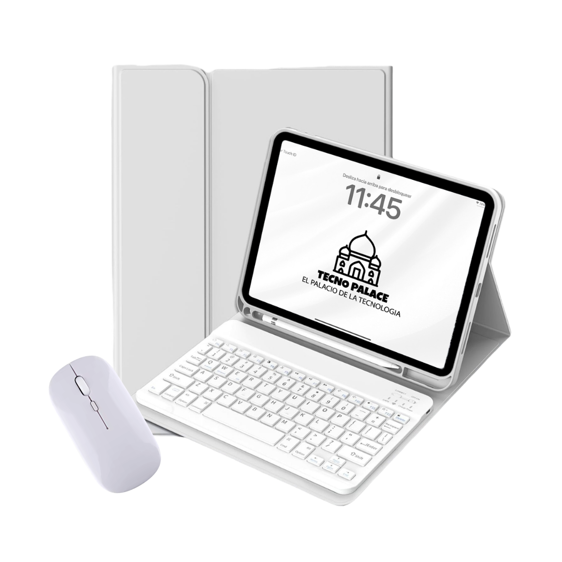 FUNDAS CON TECLADO Y MOUSE PARA IPAD AIR 11 M2-M3 / AIR 4-5 - LETRA Ñ - 4