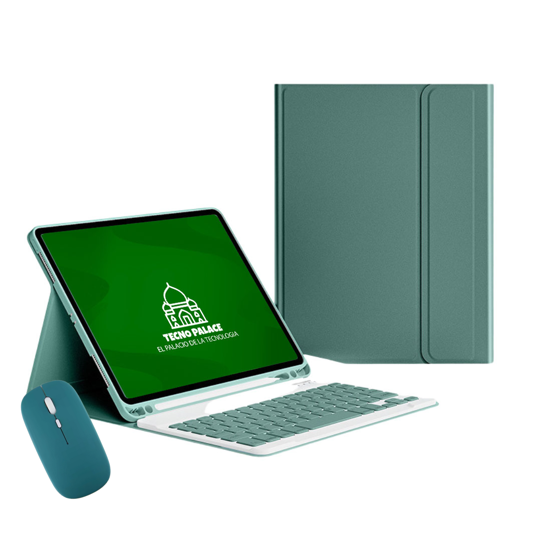 FUNDAS CON TECLADO Y MOUSE PARA GALAXY TAB S10 PLUS/S9FE PLUS/S9 PLUS INCLUYE LETRA Ñ - 5