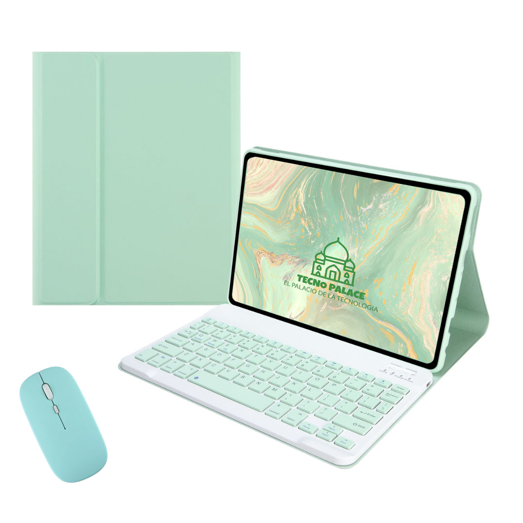FUNDAS CON TECLADO Y MOUSE PARA GALAXY TAB S10 PLUS/S9FE PLUS/S9 PLUS INCLUYE LETRA Ñ - 5