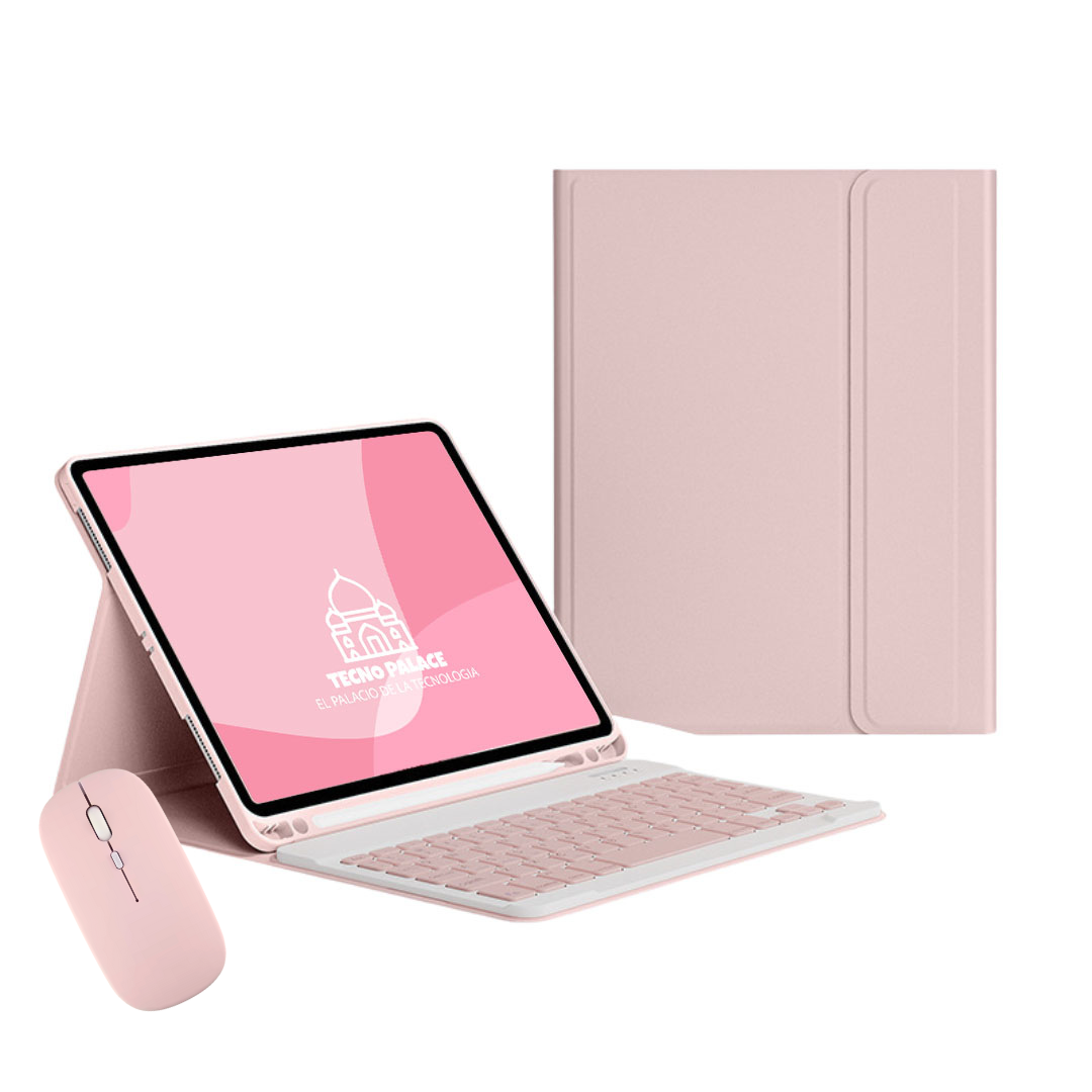 FUNDAS CON TECLADO Y MOUSE PARA GALAXY TAB A7 INCLUYE LETRA Ñ - 5