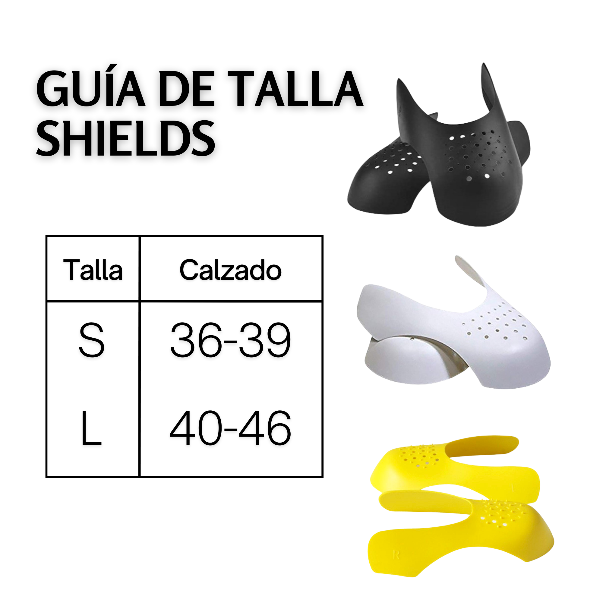 SNEAKERS SHIELDS PROTECTOR ANTIARRUGAS PARA ZAPATILLAS - 1 PAR - 7