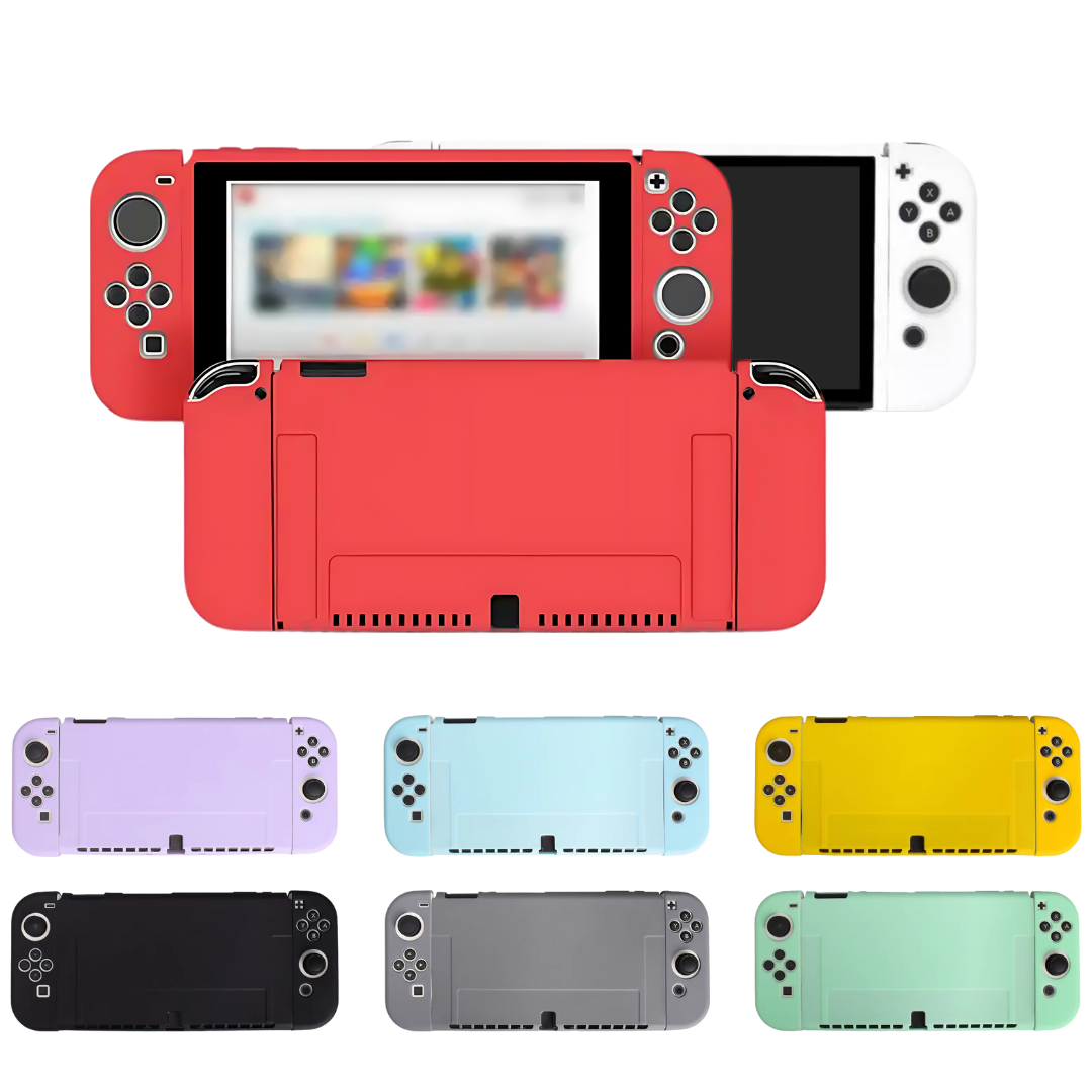 CARCASA FUNDA SILICONA PROTECTORA PARA NINTENDO SWITCH OLED - 1