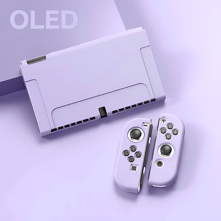 CARCASA FUNDA SILICONA PROTECTORA PARA NINTENDO SWITCH OLED - 2