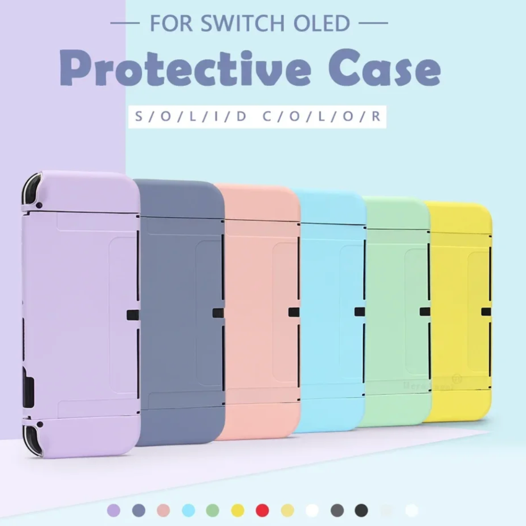 CARCASA FUNDA SILICONA PROTECTORA PARA NINTENDO SWITCH OLED - 5