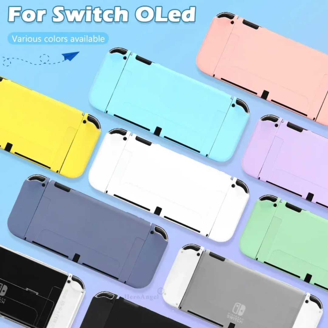 CARCASA FUNDA SILICONA PROTECTORA PARA NINTENDO SWITCH OLED - 7