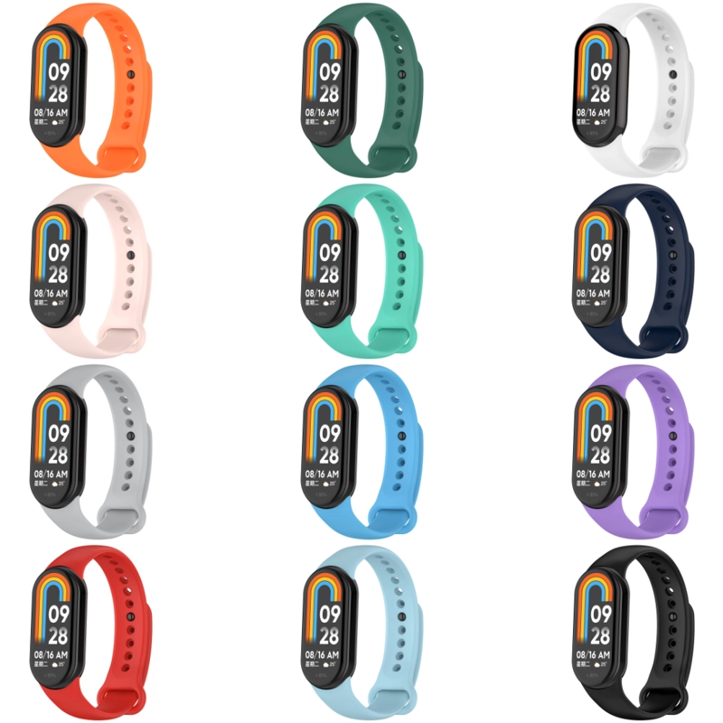 CORREA DE SILICONA PARA XIAOMI SMART BAND 8 - 4