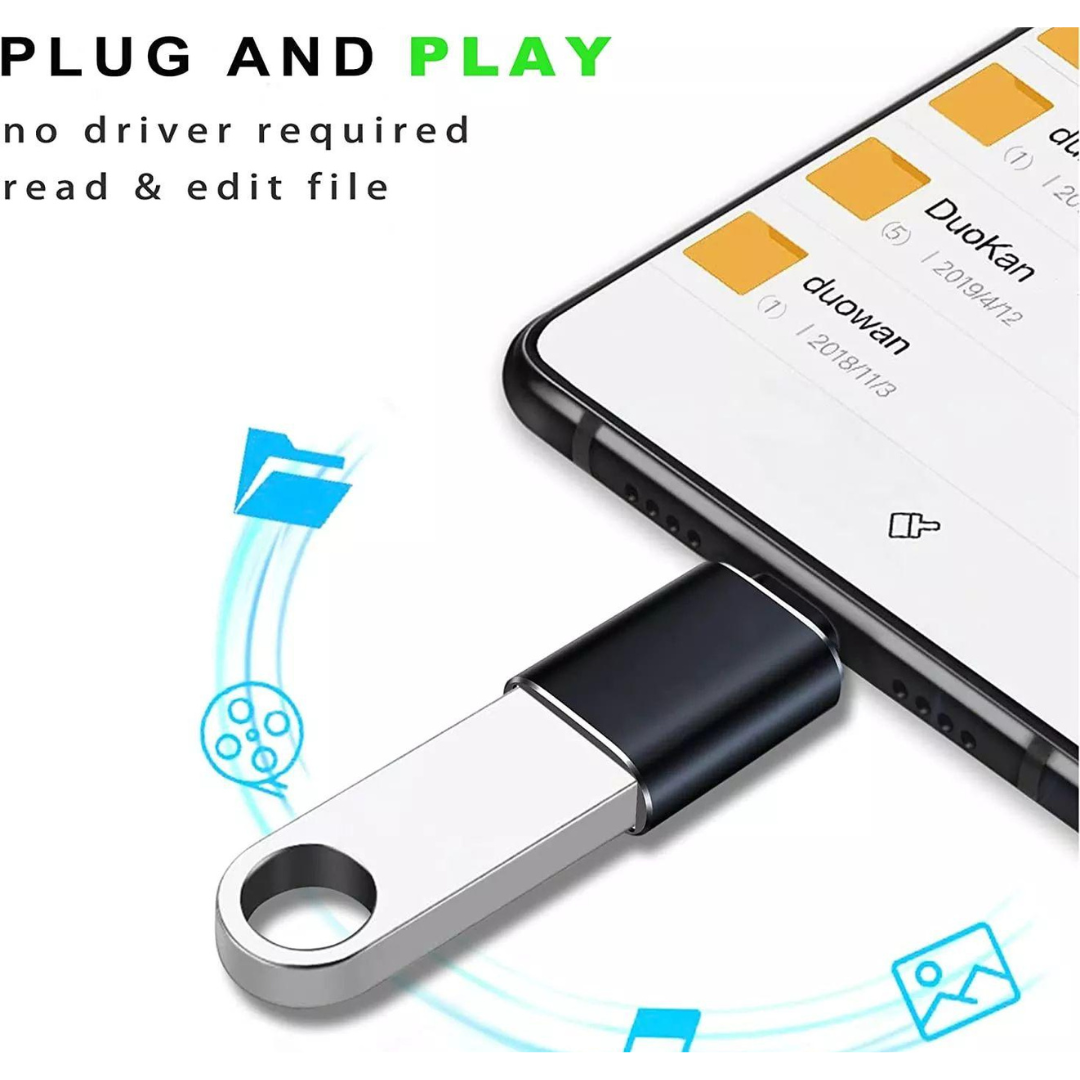 ADAPTADOR USB A USB TIPO C - MULTIUSO - 3
