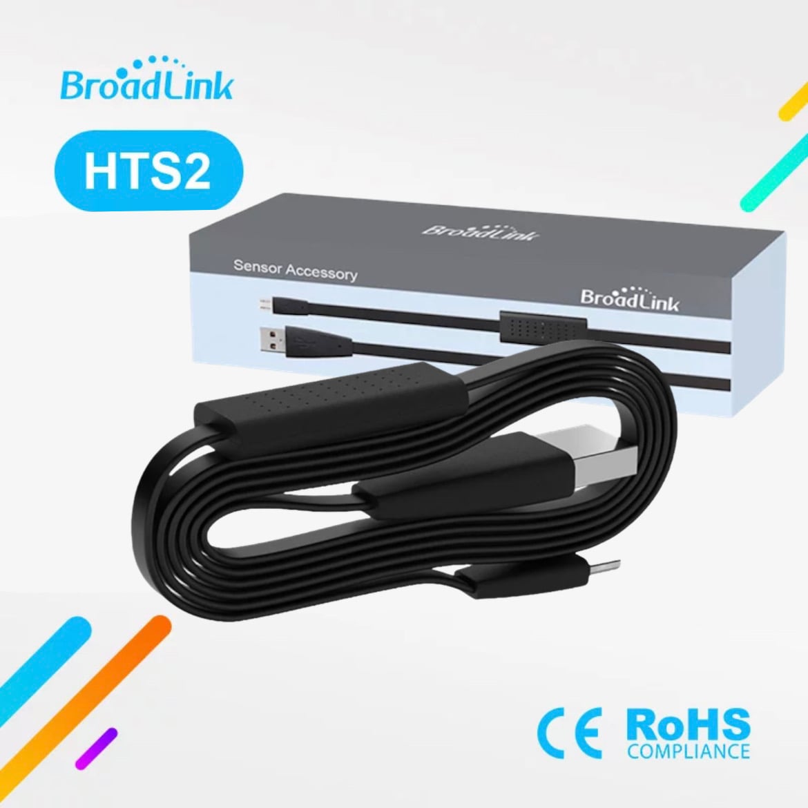HTS2 CABLE USB SENSOR HUMEDAD Y TEMPERATURA BROADLINK - 1