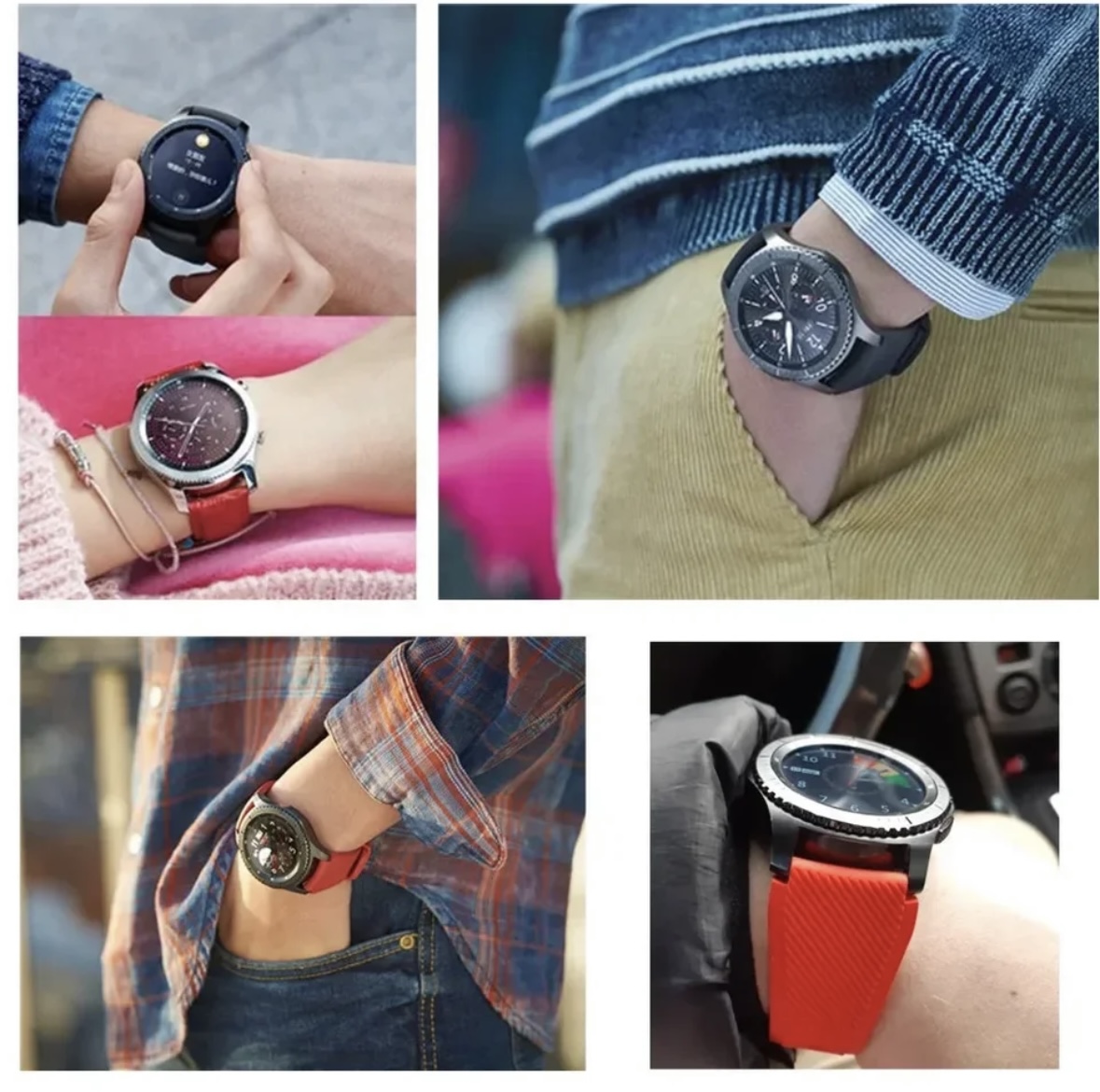 CORREAS CLÁSICAS PARA SAMSUNG-HUAWEI 20/22MM - 9