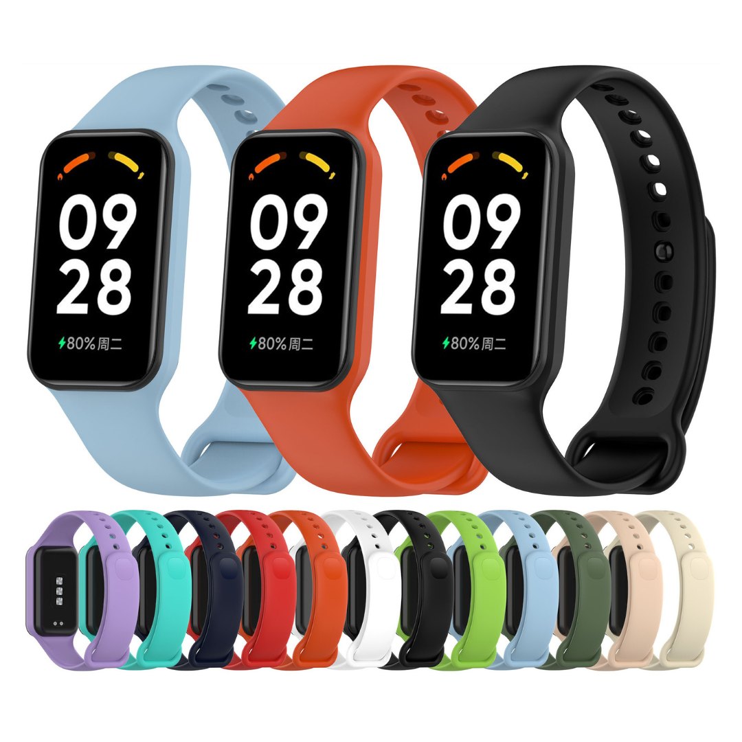CORREAS SILICONA PARA XIAOMI BAND 8/9 ACTIVE / REDMI BAND 2 - 1