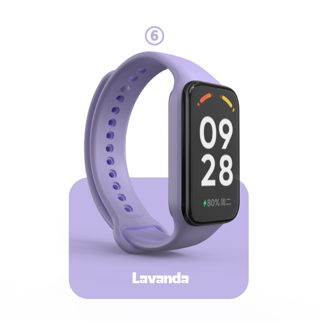 CORREAS SILICONA PARA XIAOMI BAND 8/9 ACTIVE / REDMI BAND 2 - 2