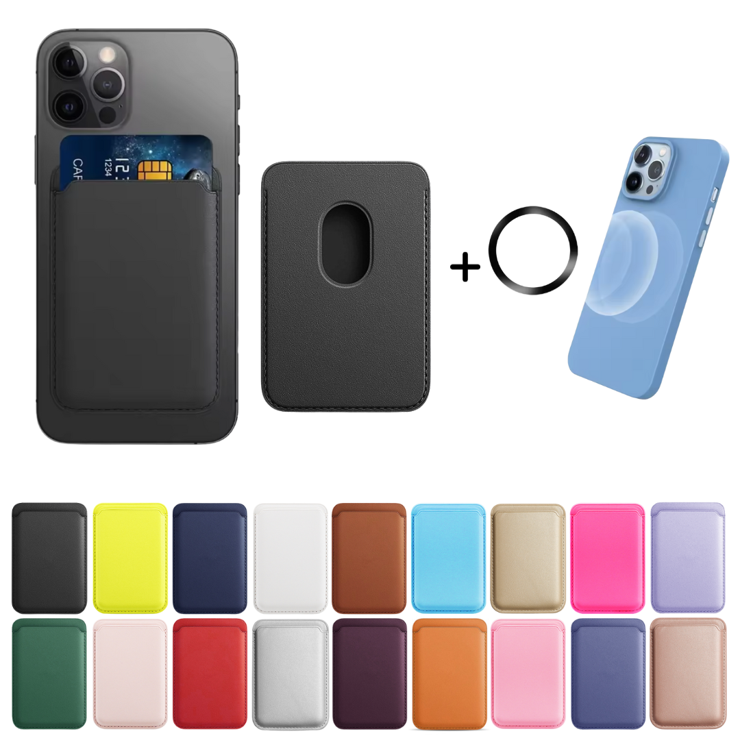 TARJETERO MAGNÉTICO MAGSAFE PREMIUM VARIEDAD DE COLORES - 1