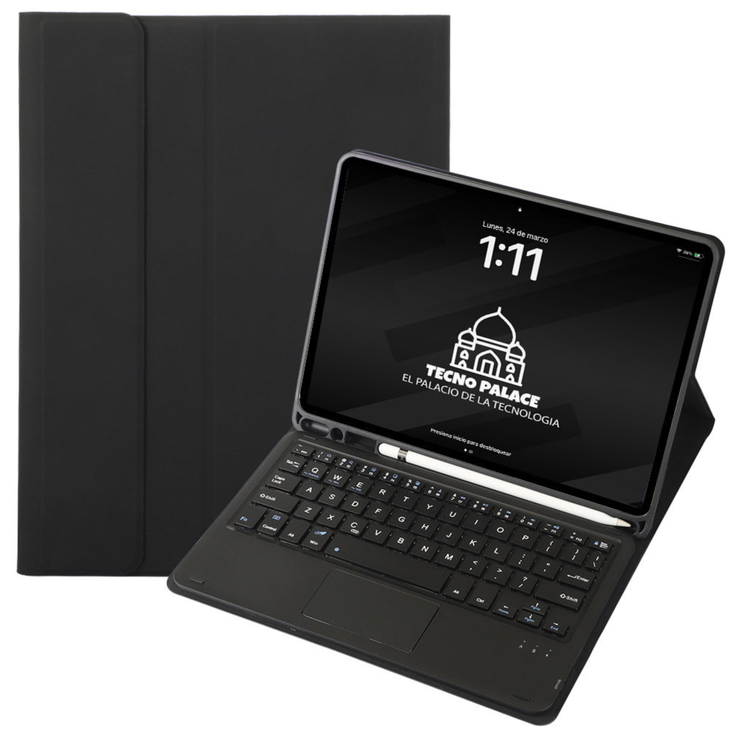 FUNDAS CON TECLADO TOUCHPAD IPAD 10 GEN / A16 (11 GEN) INCLUYE LETRA Ñ - 2