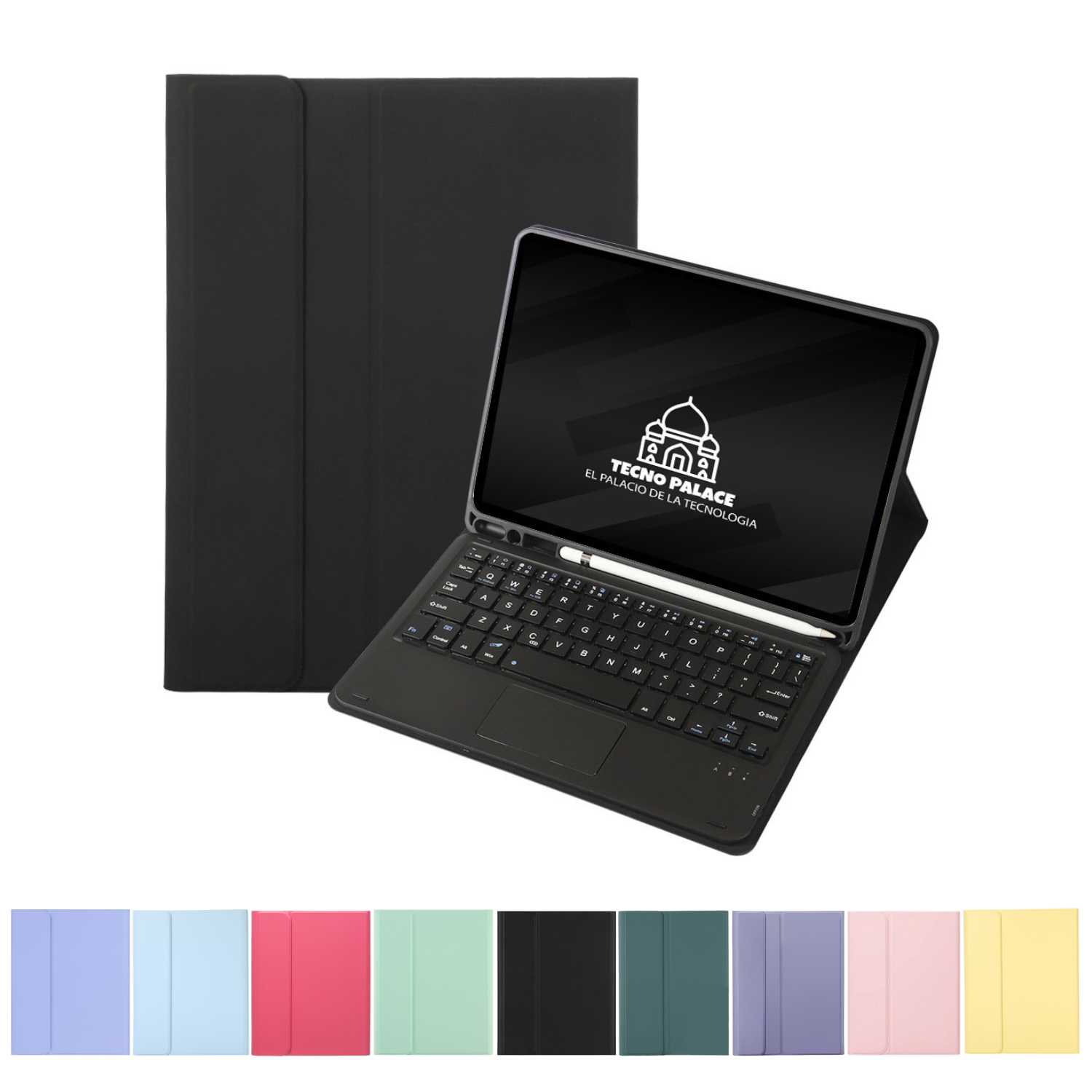 FUNDAS CON TECLADO TOUCHPAD GALAXY TAB S7 / S8 / S9 /S9FE / S10FE INCLUYE LETRA Ñ - 1