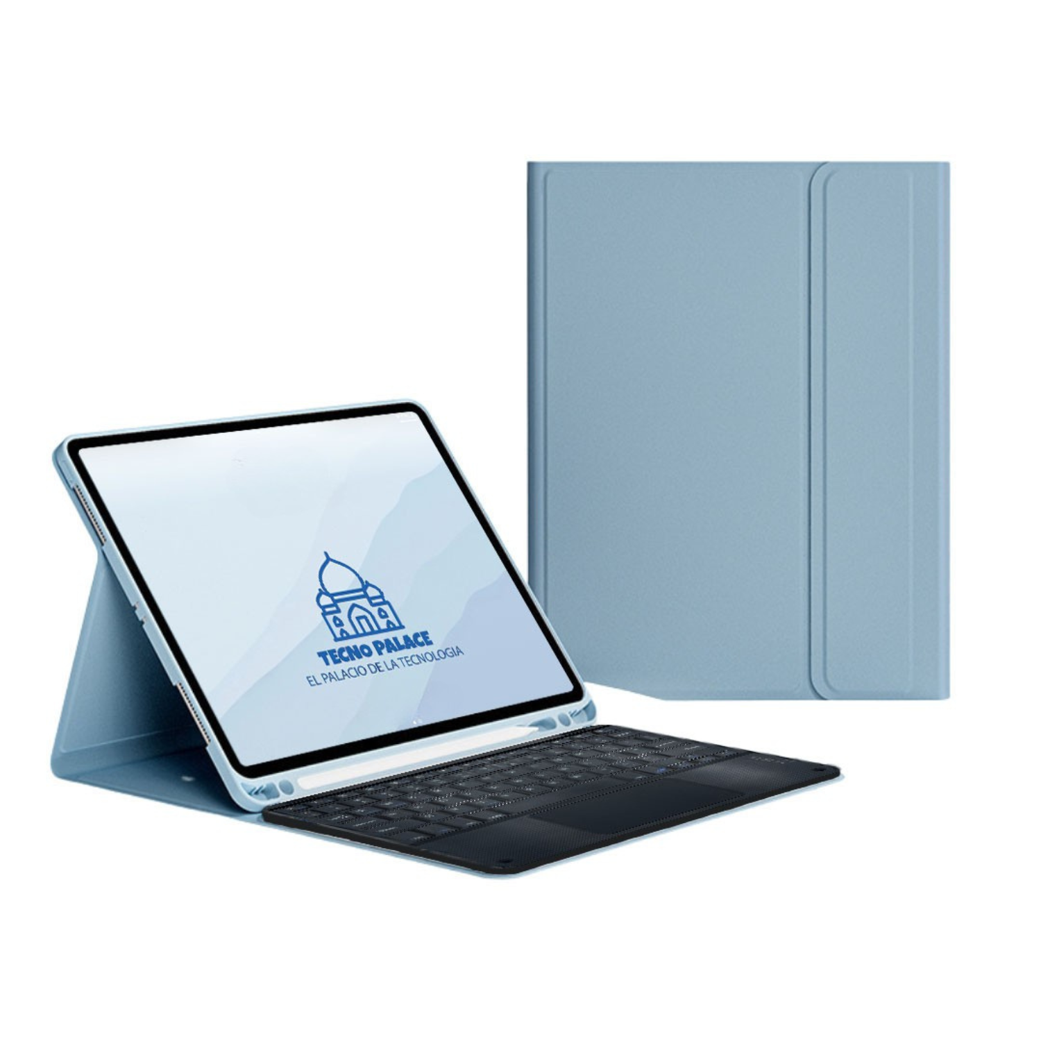 FUNDAS CON TECLADO TOUCHPAD GALAXY TAB A9 INCLUYE LETRA Ñ - 2