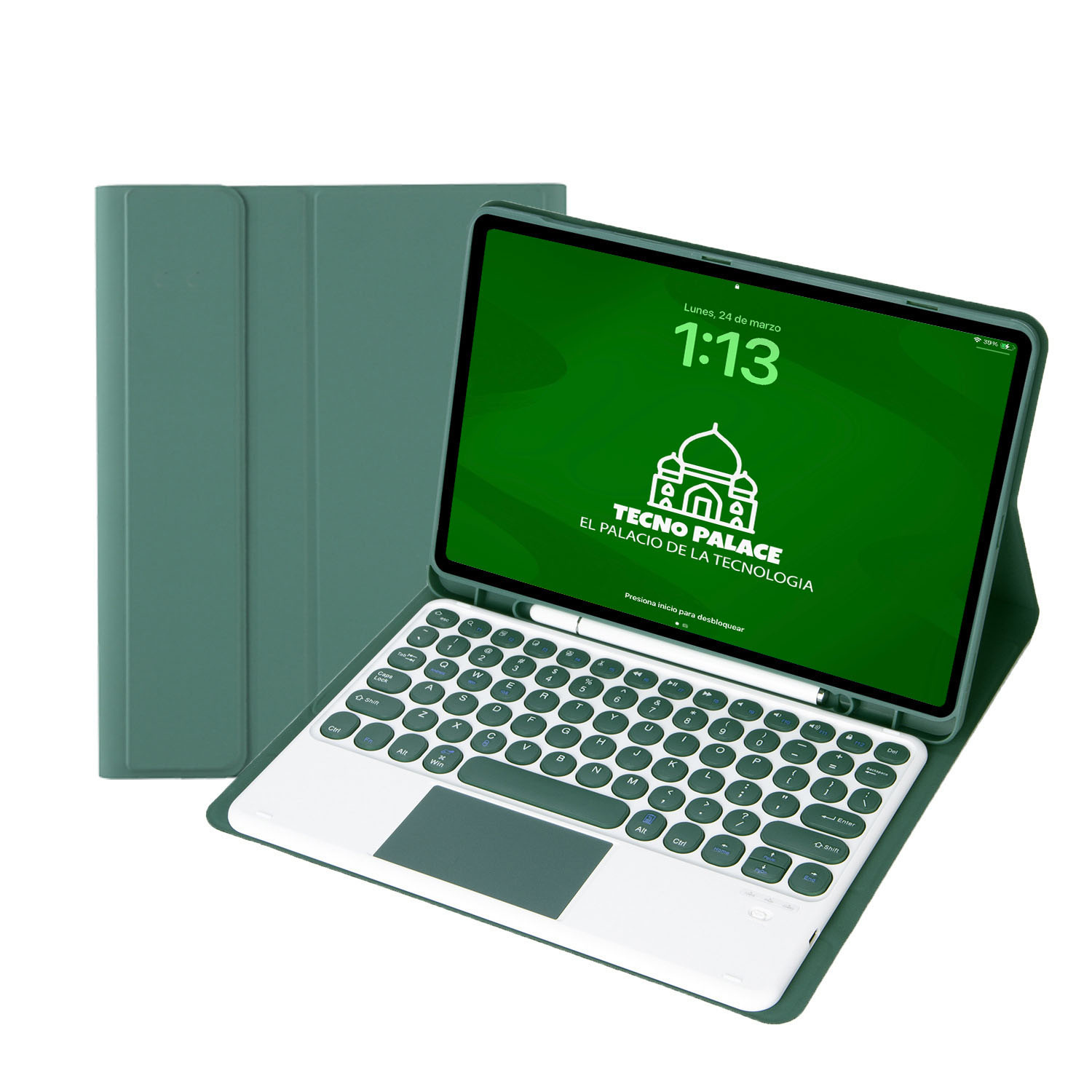 FUNDAS CON TECLADO TOUCHPAD 2.0 IPAD AIR 4 / AIR 5 / AIR 11 M2 INCLUYE LETRA Ñ - 2