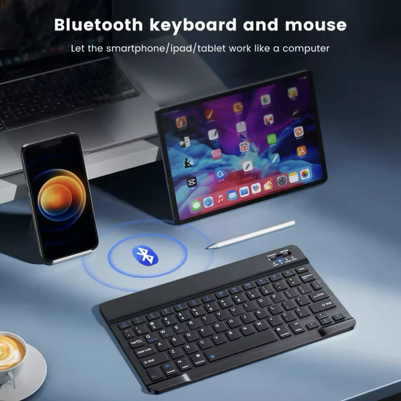 TECLADO 10 ' BLUETOOTH PARA TABLET IPAD - LETRA Ñ - 4